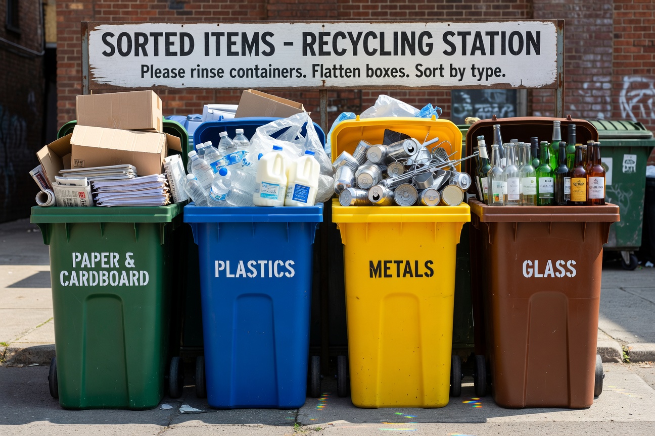 Kitchen recycling and organization