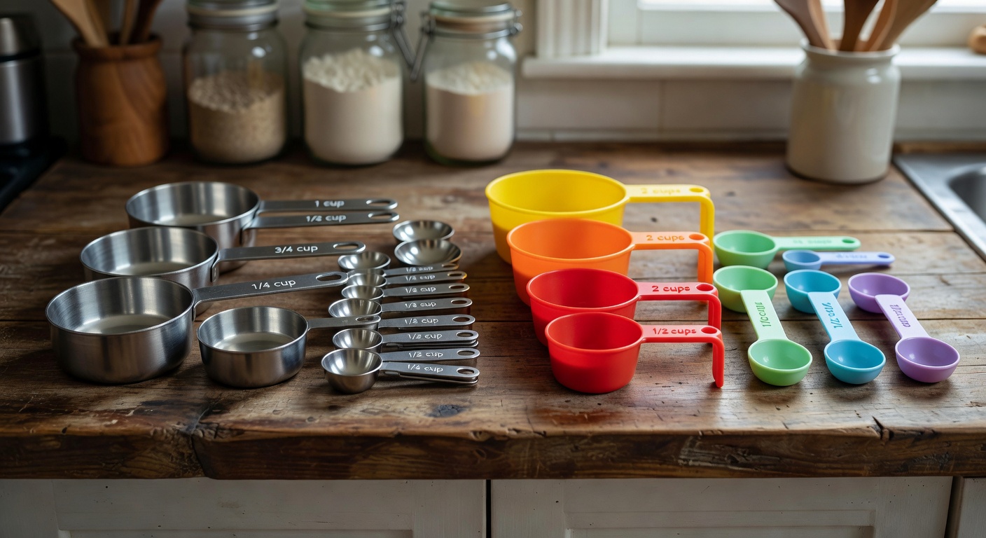 Kitchen measuring tools for precision
